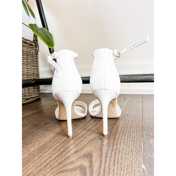 ALDO White Open-Toe Stiletto, Size 10 - Picture 3 of 4